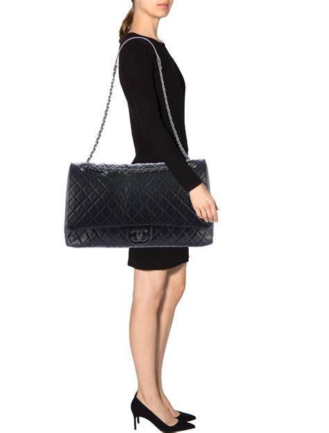 chanel xxl travel flap bag price|chanel xxl flap airline collection.